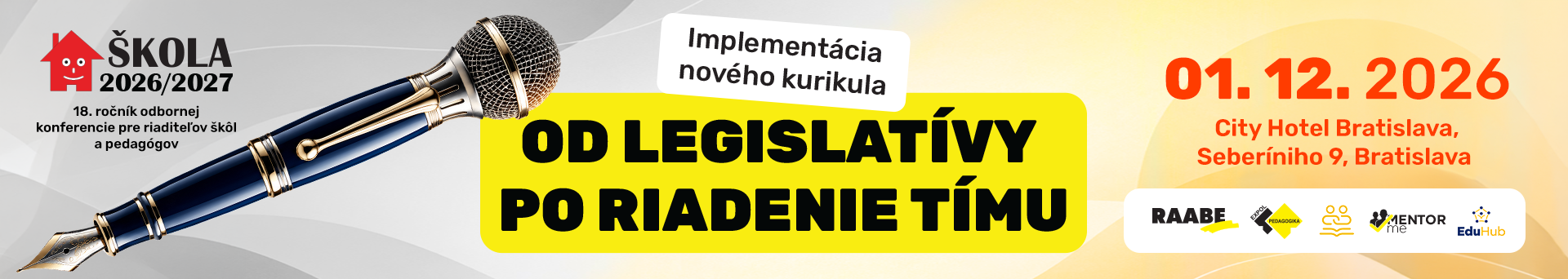 Konferencia ŠKOLA 2026/2027